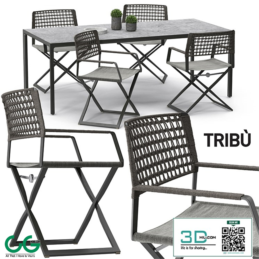 Tribu Regista chair set 01